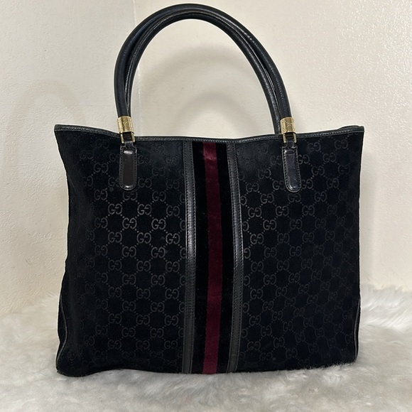 💯Authentic Gucci Tote with Cherryline Handbag🍀 - Picture 7 of 16